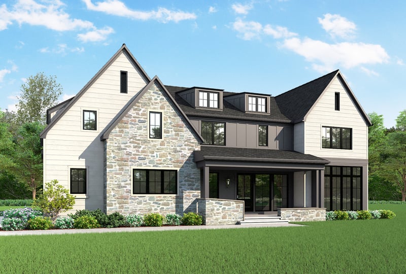 122 Grant Stone Rendering