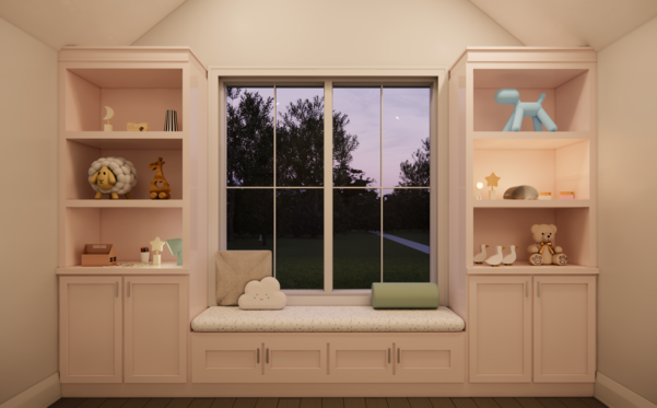 Bed 2 built-in